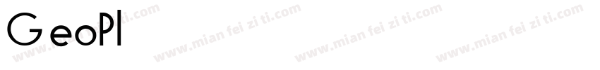 GeoPlain Wd Bold(1)字体转换